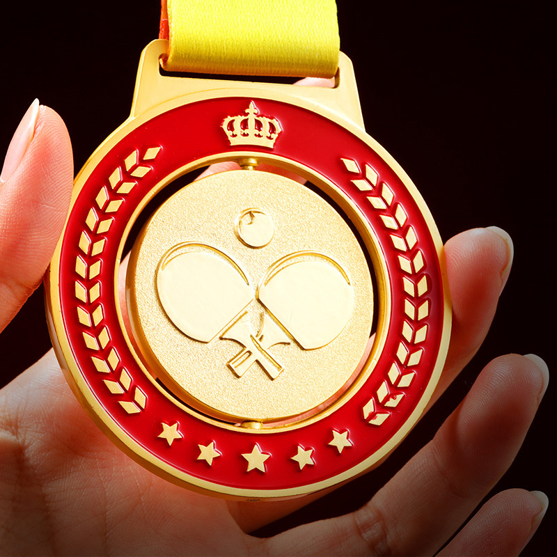 Table Tennis Zlc - Medallas de tenis de mesa, oro,