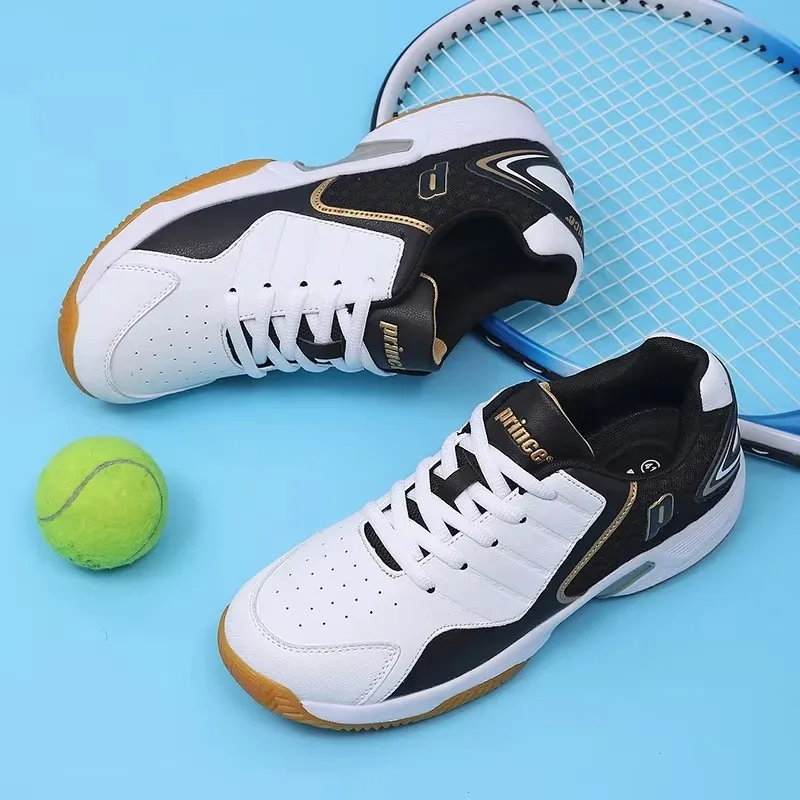 Table Tennis Volleyball - Zapatos profesionales de bádminton de cuero