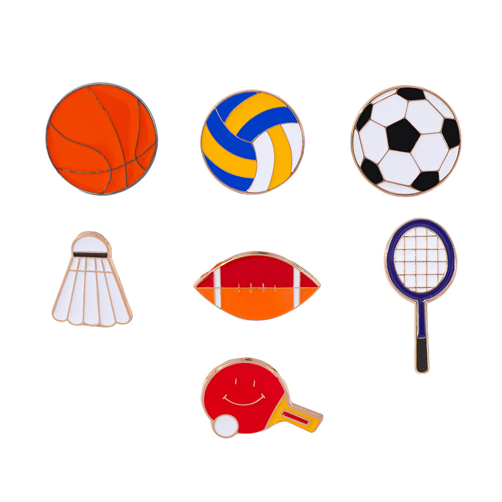 Table Tennis Movie - 1 Set de Broches Metálicos con