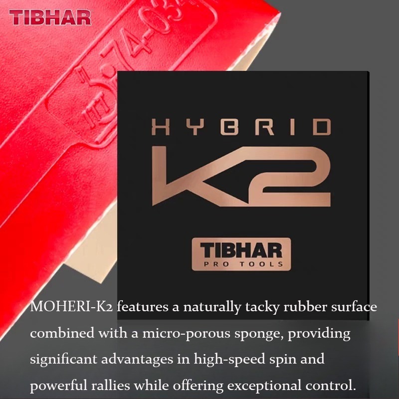 TIBHAR K2 hoja de goma para te - Table Tennis Defense reseña y precio
