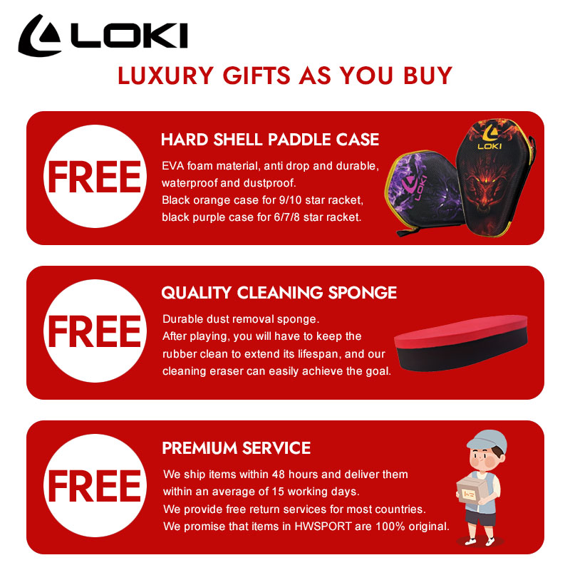 Raqueta de tenis de mesa LOKI  - Table Tennis Movie reseña y precio