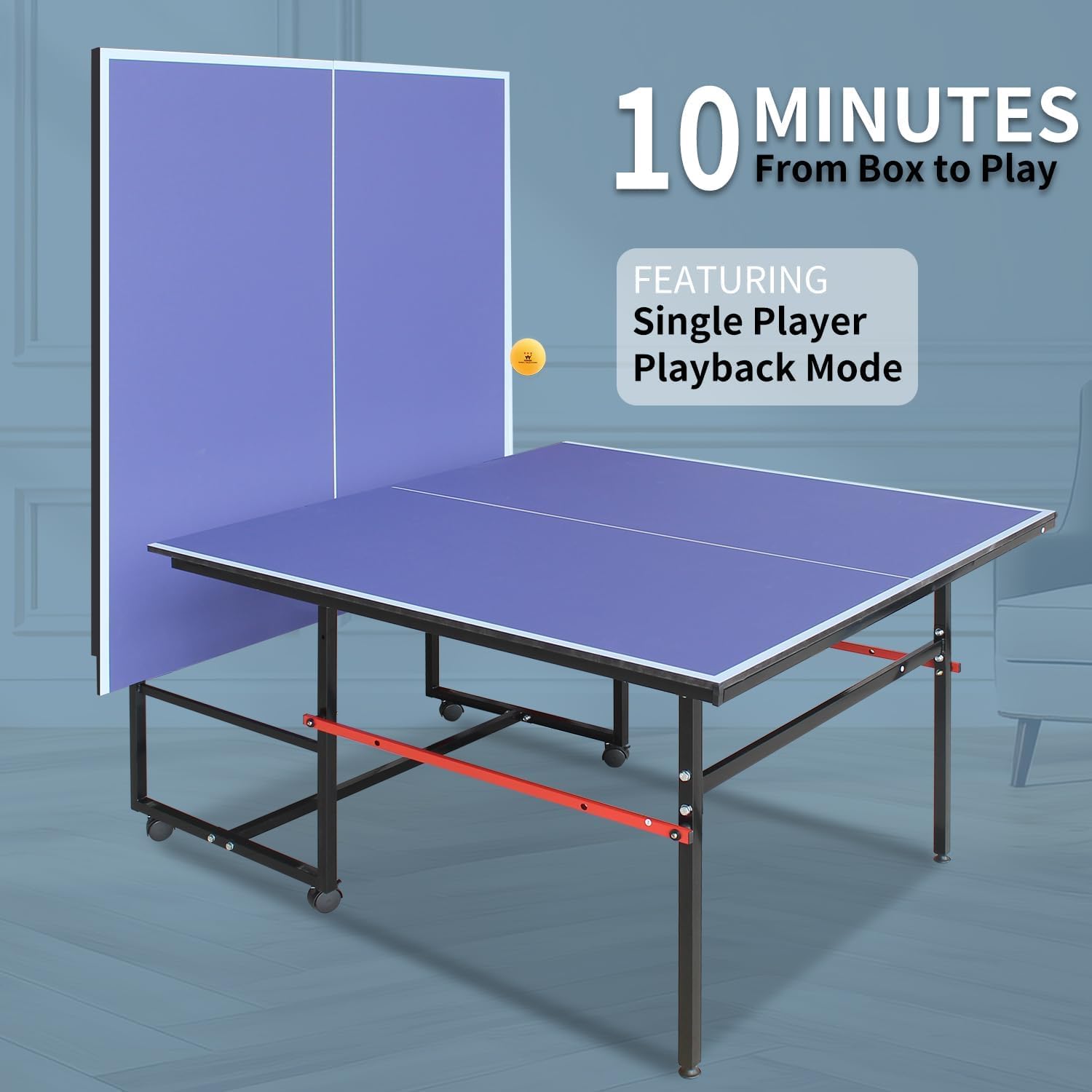 Mesa de ping pong portátil de  - Table Tennis Online reseña y precio