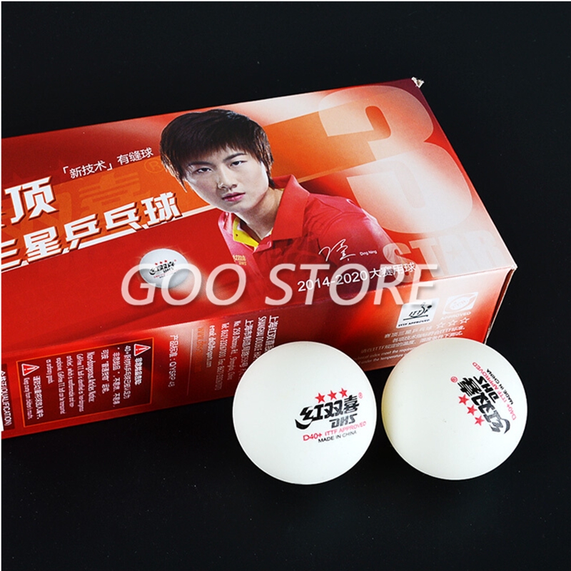 DHS 3-star D40 + pelotas de te - Table Tennis Zlc reseña y precio