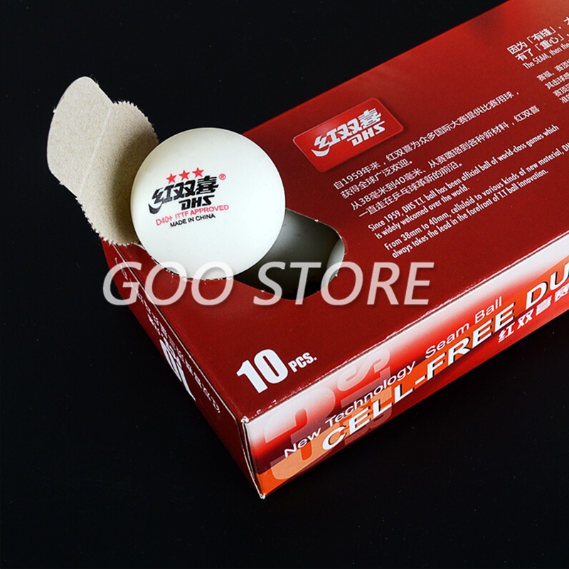 DHS 3-star D40 + pelotas de te - Table Tennis Zlc reseña y precio