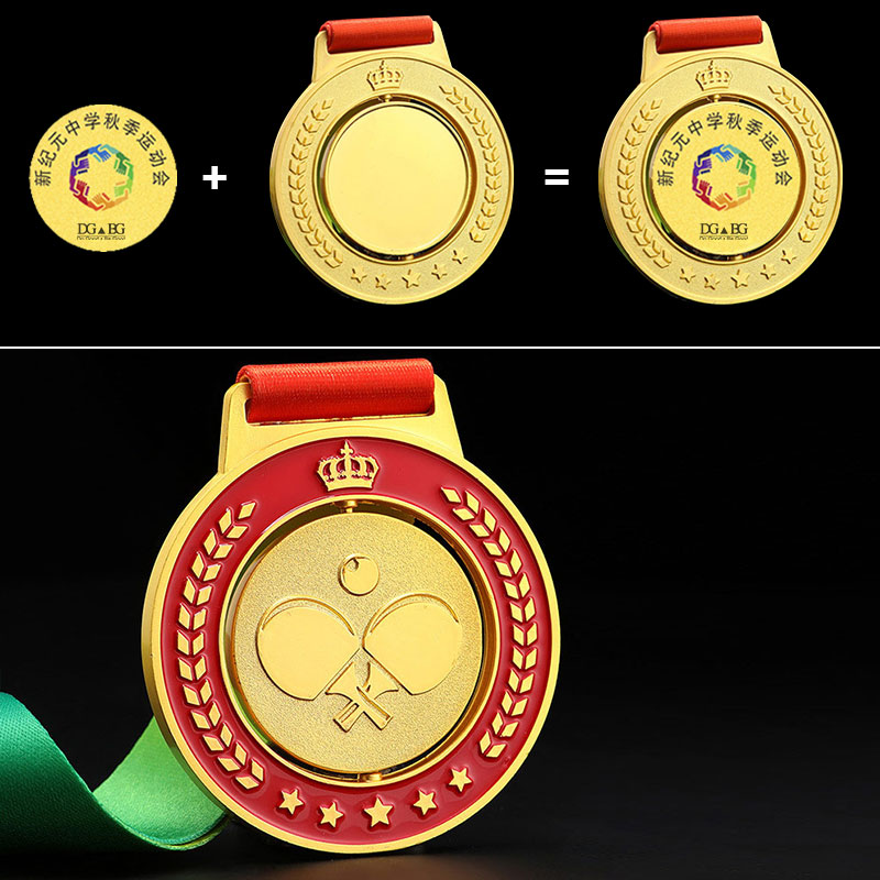 Medallas de tenis de mesa, oro - Table Tennis Zlc reseña y precio