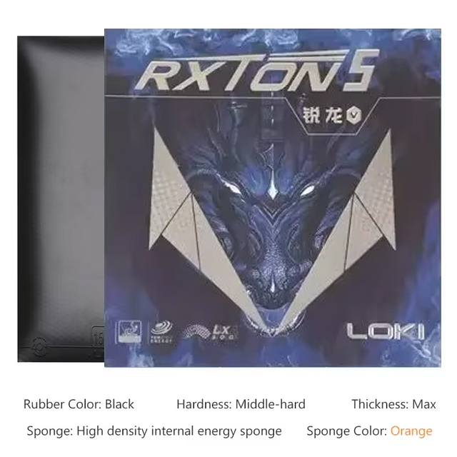 Goma de tenis de mesa LOKI RXT - Table Tennis Movie reseña y precio
