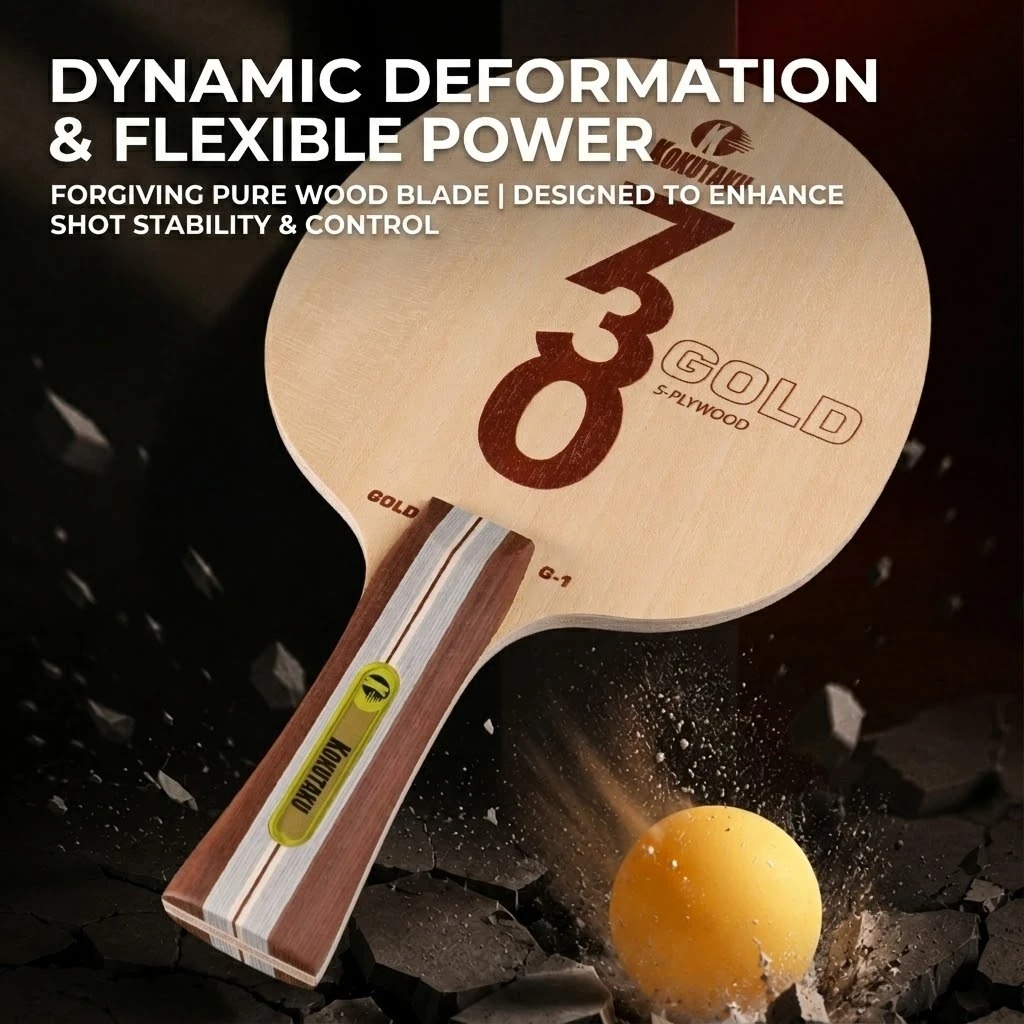 Pala de tenis de mesa Kokutaku - Table Tennis Defense reseña y precio