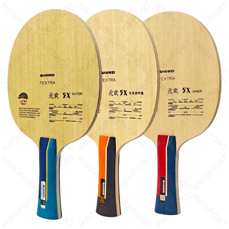 SANWEI FEXTRA 5X hoja de tenis - Table Tennis Zlc reseña y precio