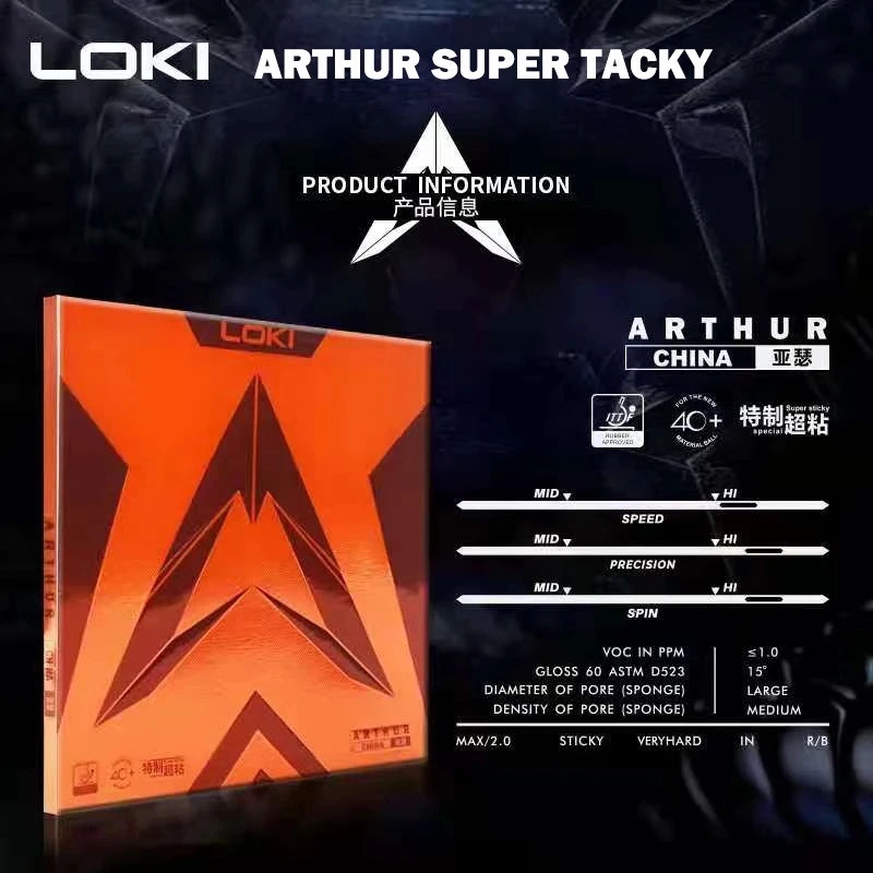 LOKI ARTHUR-Goma adhesiva para - Table Tennis Grip reseña y precio