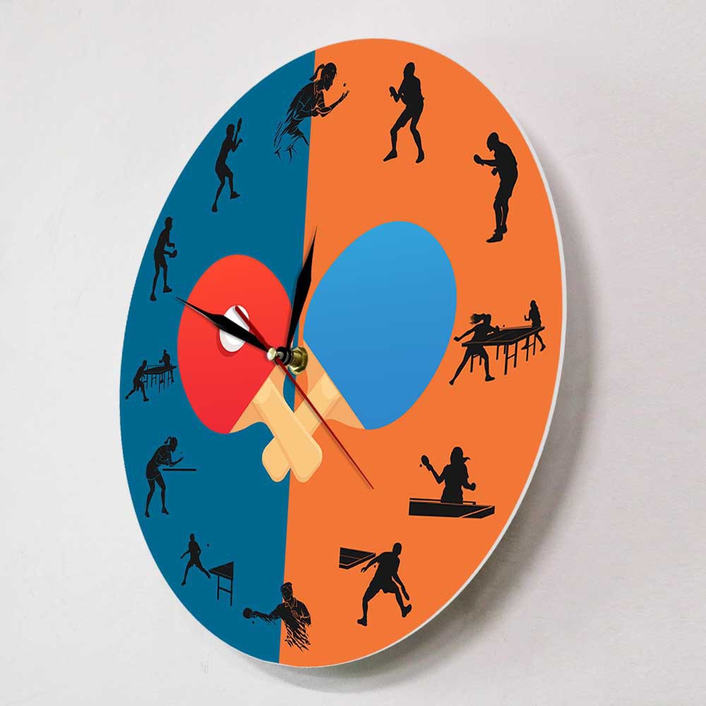Reloj de Pared de Ping Pong, R - Table Tennis Live reseña y precio