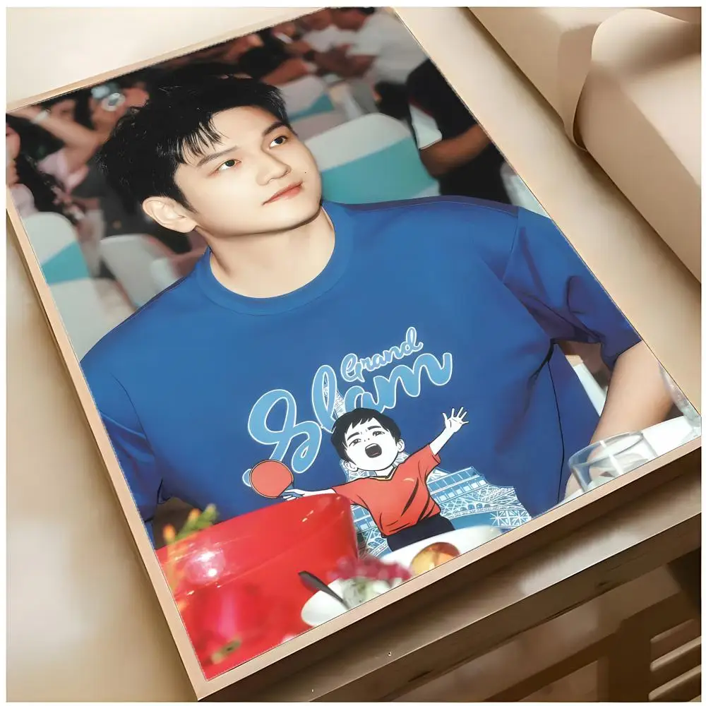 Póster del atleta de tenis de  - Table Tennis Zhendong reseña y precio