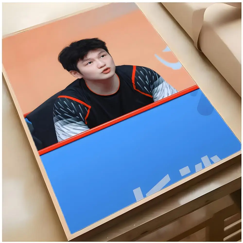 Póster del atleta de tenis de  - Table Tennis Zhendong reseña y precio