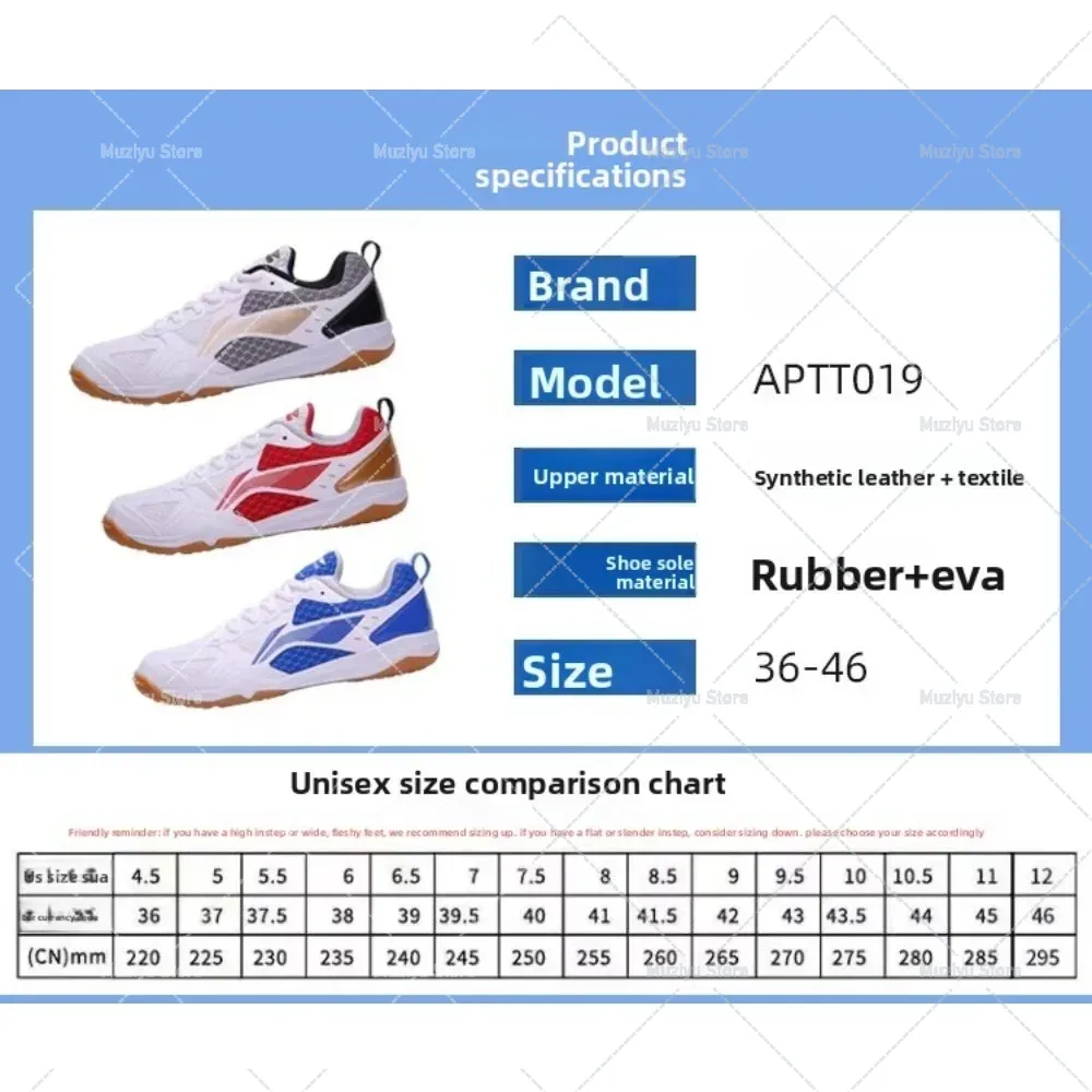 Zapatillas Deportivas de la Se - Table Tennis Zhendong reseña y precio
