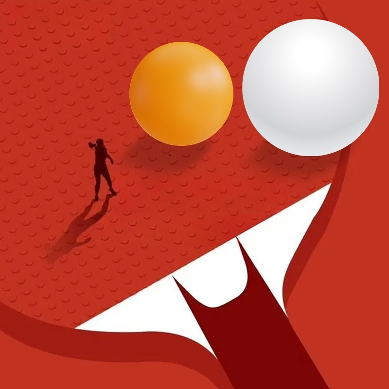 Pelota grande de tenis de mesa - Table Tennis Logo reseña y precio
